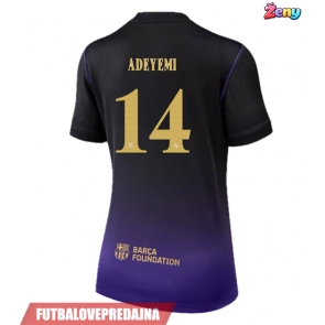Lacne Ženy Futbalové dres Barcelona Karim Adeyemi #14 2026-27 Krátky Rukáv - Preč